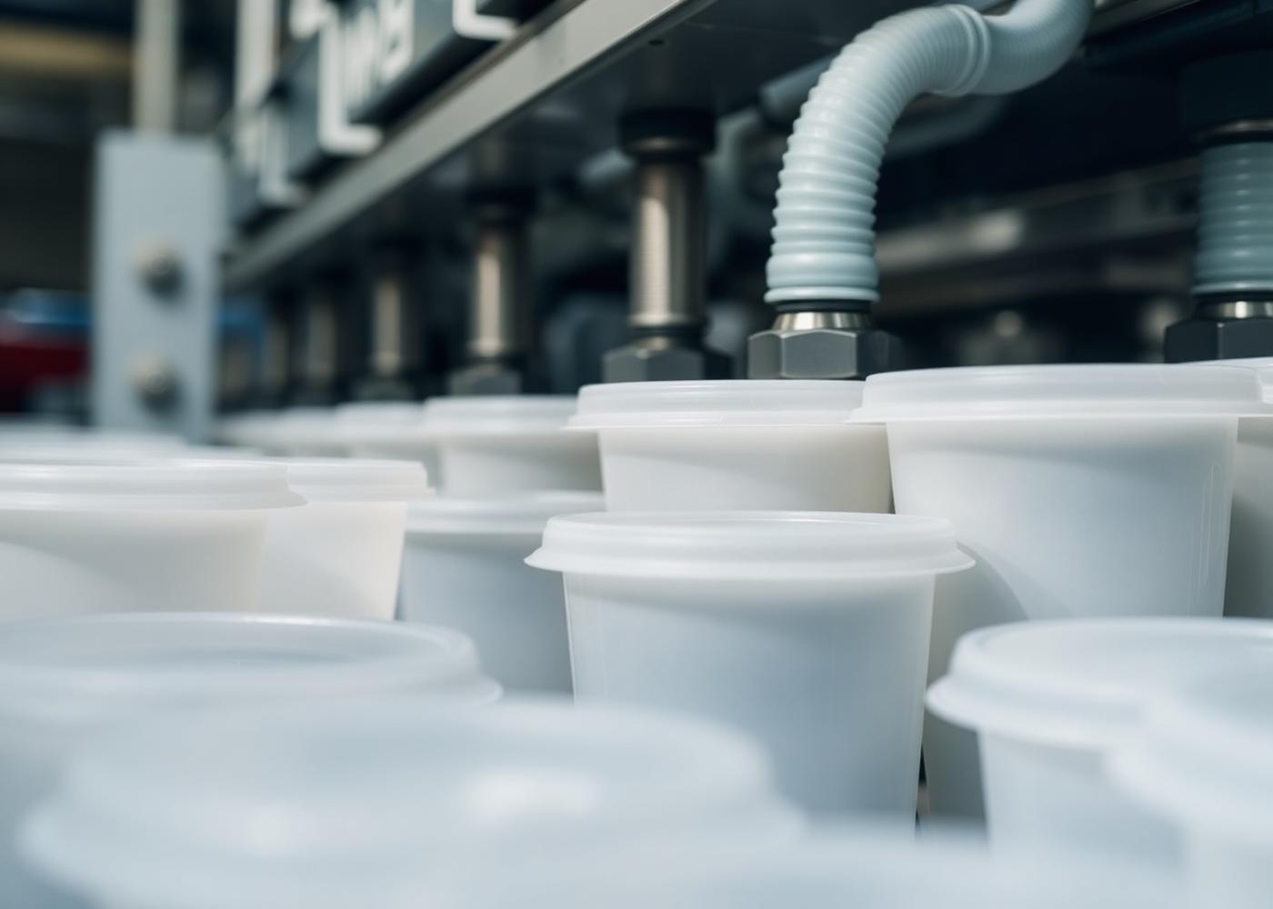 Blow moulding production of plastic packaging components